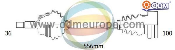 ODM-MULTIPARTS Vetoakseli 18-211130