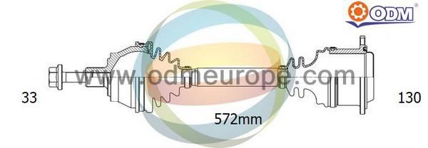 ODM-MULTIPARTS Vetoakseli 18-211630