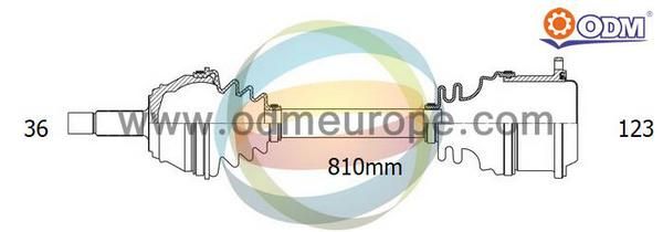 ODM-MULTIPARTS Vetoakseli 18-212420