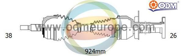 ODM-MULTIPARTS Vetoakseli 18-212480