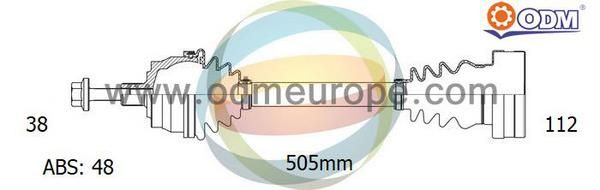 ODM-MULTIPARTS Vetoakseli 18-213091