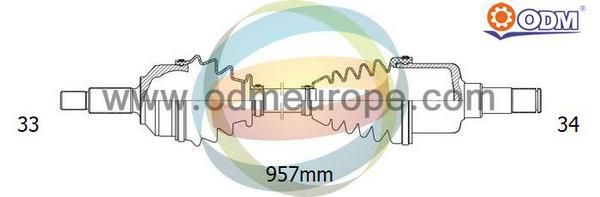 ODM-MULTIPARTS Vetoakseli 18-232060