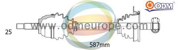 ODM-MULTIPARTS Vetoakseli 18-251020