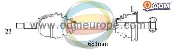 ODM-MULTIPARTS Vetoakseli 18-291290