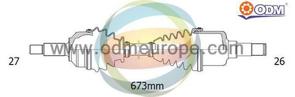 ODM-MULTIPARTS Vetoakseli 18-291380