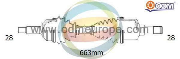 ODM-MULTIPARTS Vetoakseli 18-292480