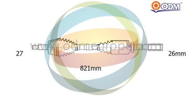 ODM-MULTIPARTS Vetoakseli 18-292550