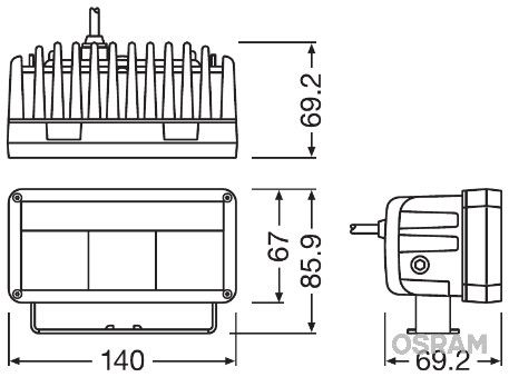 OSRAM Työvalo LEDDL102-WD