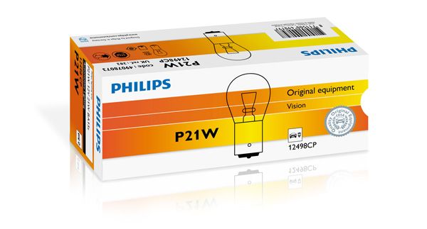 PHILIPS 12498CP Polttimo, huomiovalo