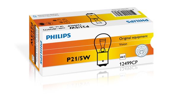PHILIPS 12499CP Polttimo, huomiovalo