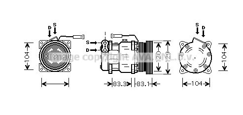 PRASCO Kompressori, ilmastointilaite ALK093