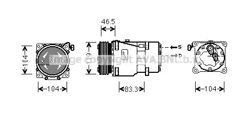 PRASCO Kompressori, ilmastointilaite CNK201