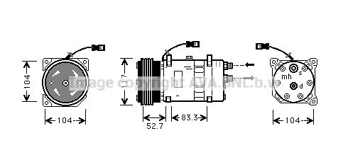 PRASCO Kompressori, ilmastointilaite CNK222