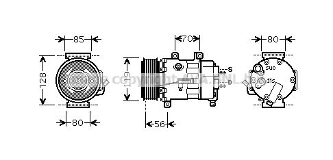 PRASCO Kompressori, ilmastointilaite CNK250