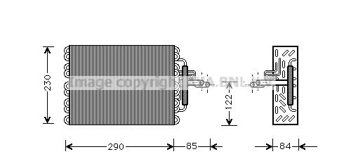 PRASCO Höyrystin, ilmastointilaite CNV016