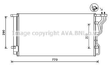 PRASCO Lauhdutin, ilmastointilaite HY5298D