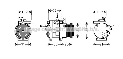 PRASCO Kompressori, ilmastointilaite HYK215