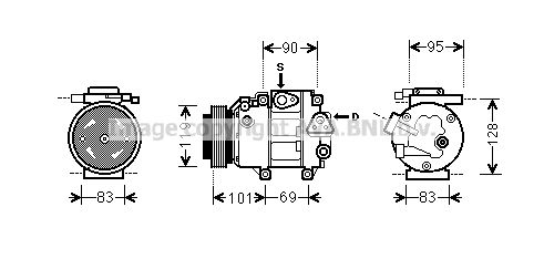 PRASCO Kompressori, ilmastointilaite HYK237