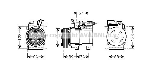 PRASCO Kompressori, ilmastointilaite HYK257