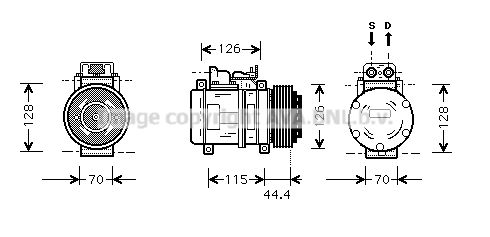 PRASCO Kompressori, ilmastointilaite MSK116