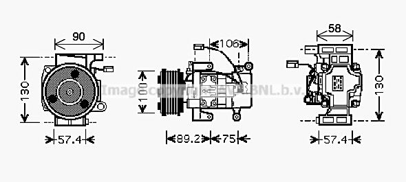 PRASCO Kompressori, ilmastointilaite MZK208