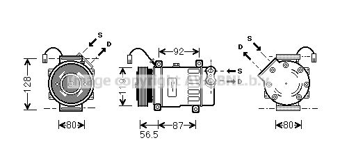 PRASCO Kompressori, ilmastointilaite PEAK036
