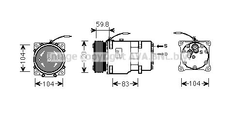 PRASCO Kompressori, ilmastointilaite RTAK402