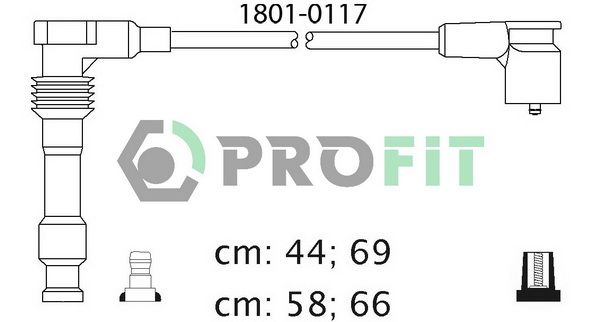 PROFIT Sytytysjohtosarja 1801-0117