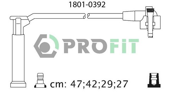 PROFIT Sytytysjohtosarja 1801-0392