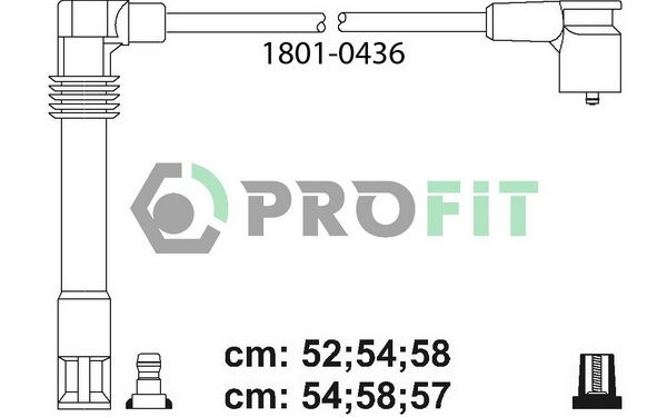 PROFIT Sytytysjohtosarja 1801-0436