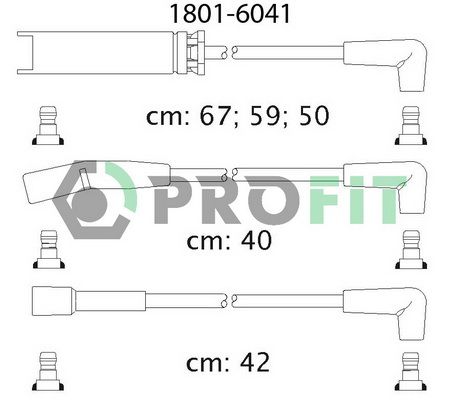 PROFIT Sytytysjohtosarja 1801-6041