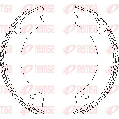 REMSA Jarrukenkä, seisontajarru 4696.00