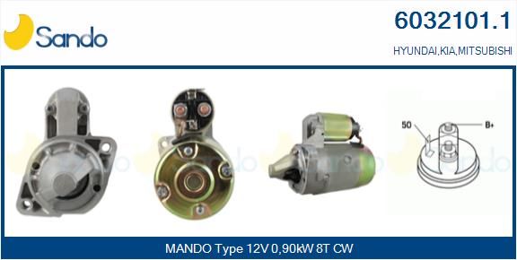 SANDO Käynnistinmoottori 6032101.1