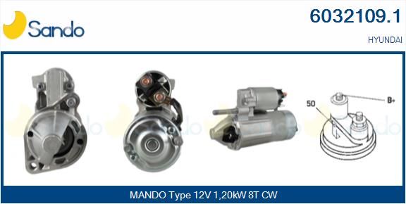 SANDO Käynnistinmoottori 6032109.1