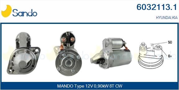 SANDO Käynnistinmoottori 6032113.1