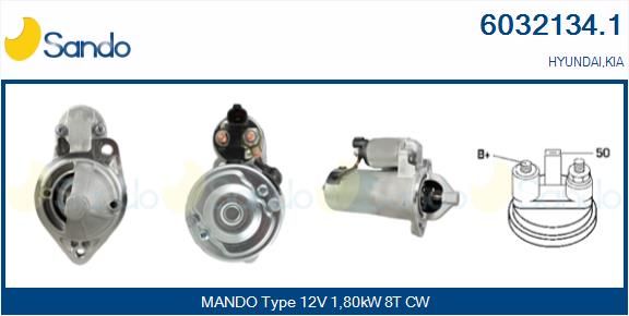 SANDO Käynnistinmoottori 6032134.1