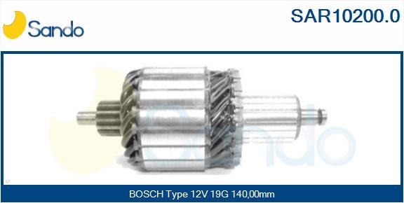 SANDO Ankkuri, käynnistinmoottori SAR10200.0