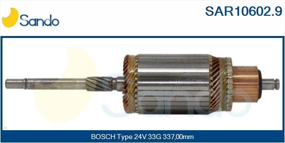 SANDO Ankkuri, käynnistinmoottori SAR10602.9