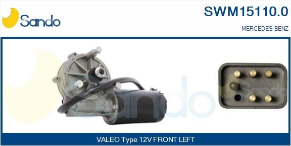 SANDO Pyyhkijän moottori SWM15110.0