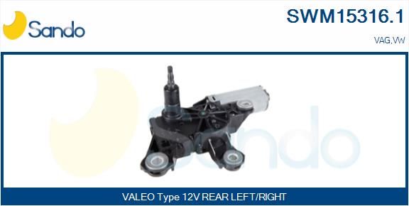 SANDO Pyyhkijän moottori SWM15316.1