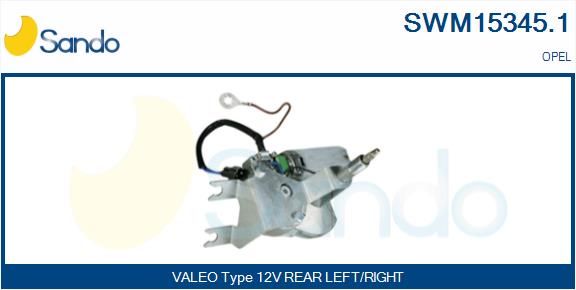 SANDO Pyyhkijän moottori SWM15345.1