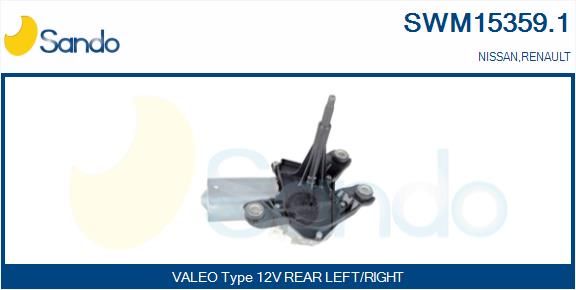 SANDO Pyyhkijän moottori SWM15359.1