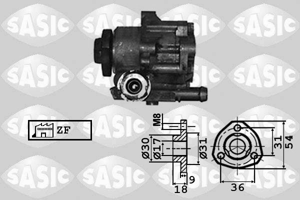 SASIC Hydrauliikkapumppu, ohjaus 7076010