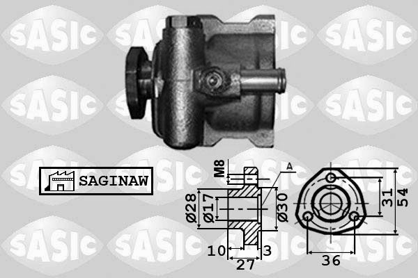 SASIC Hydrauliikkapumppu, ohjaus 7076029