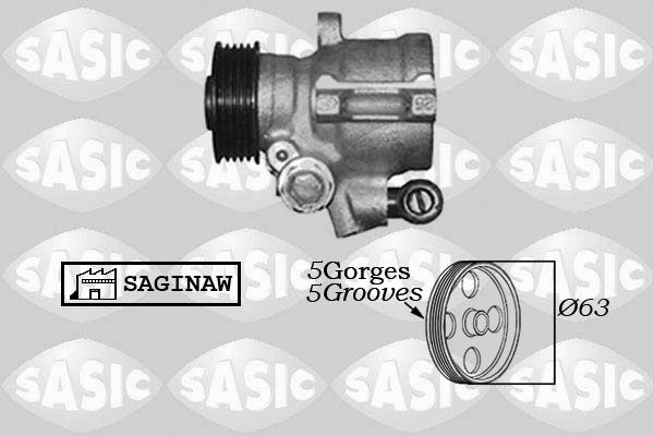 SASIC Hydrauliikkapumppu, ohjaus 7076047