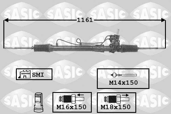 SASIC Ohjausvaihde 7174006