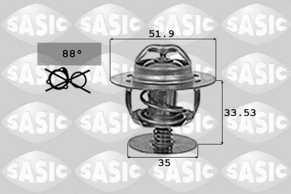 SASIC Termostaatti, jäähdytysneste 9000719