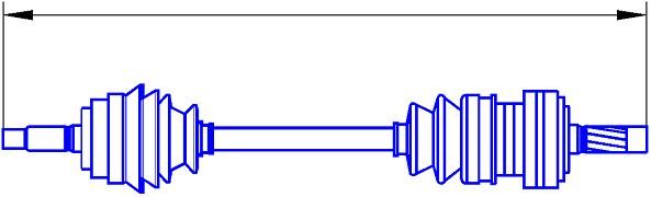 SERCORE Vetoakseli 12665A