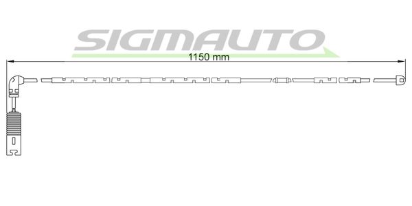 SIGMAUTO Kulumisenilmaisin, jarrupala WI0703