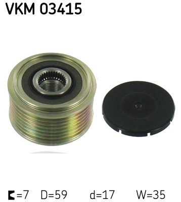 SKF Vapaakytkin VKM 03415